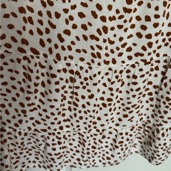 Black and Brown Sleeveless Crew Neck Mini Sundress - Picture 5 of 9